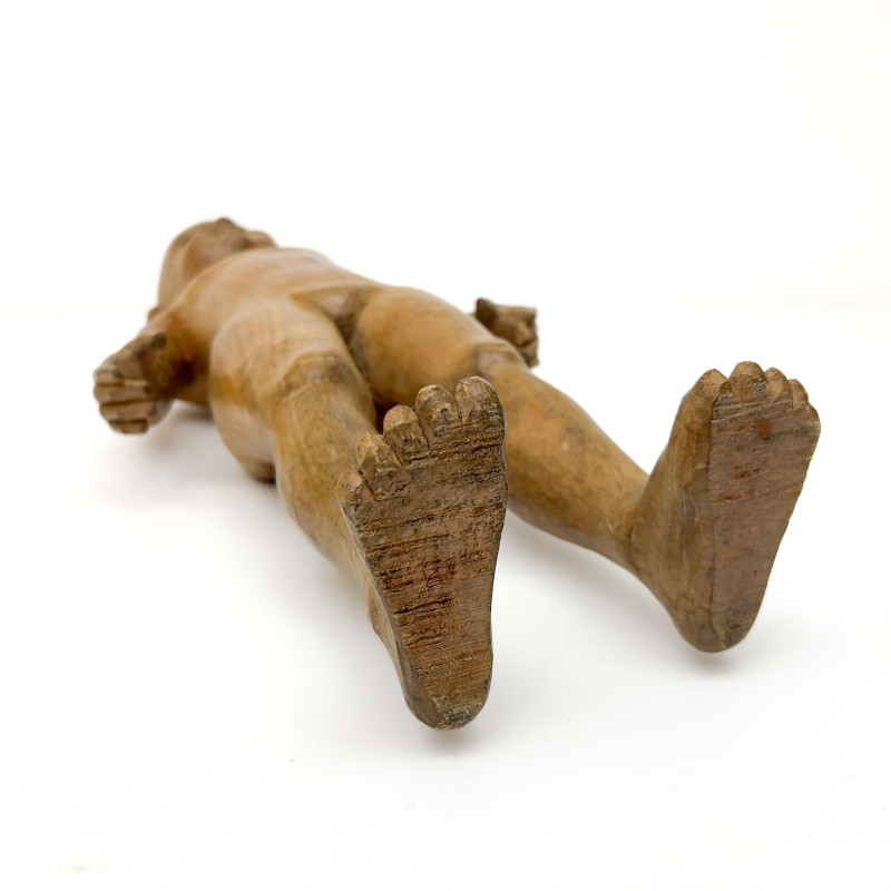 Carved Blonde Mahogany Artist’s Lay Figure