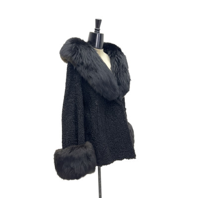 Furs by Diaco Persian Lamb and Fox Fur Jacket