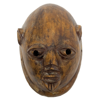 Image for Lot African Senufo Carved Wood Passport Mask, Ivory Coast