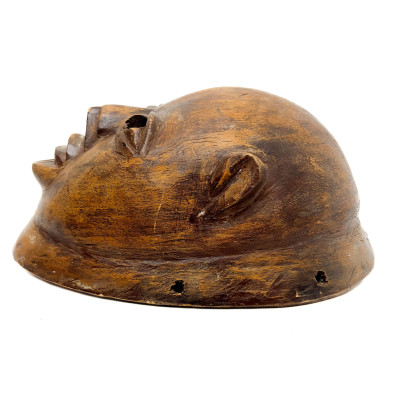 African Senufo Carved Wood Passport Mask, Ivory Coast