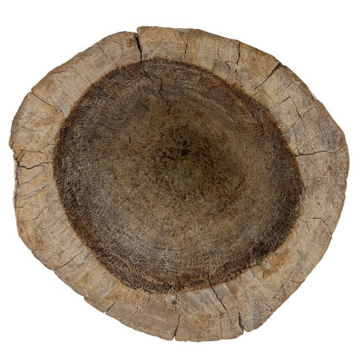 African Carved Wood Mortar and Pestle