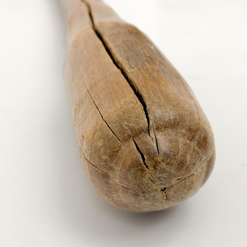 African Carved Wood Mortar and Pestle