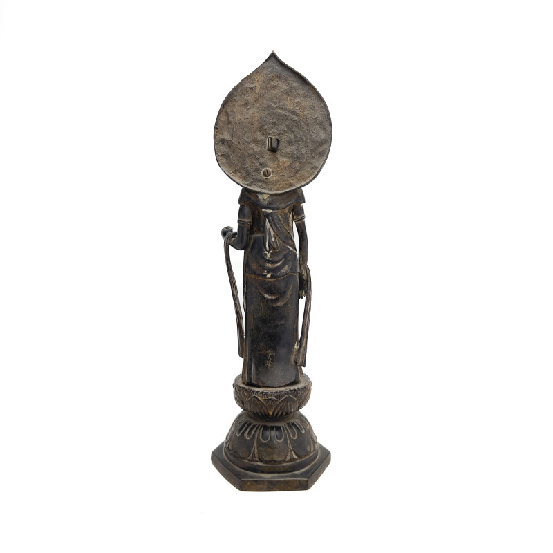 A Chinese Sino-Tibetan Style Bronze Figure of Guanyin