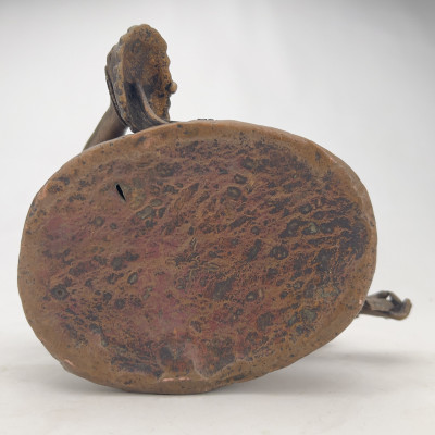 Sino-Tibetan Patinated Bronze Figure of Vasudhara
