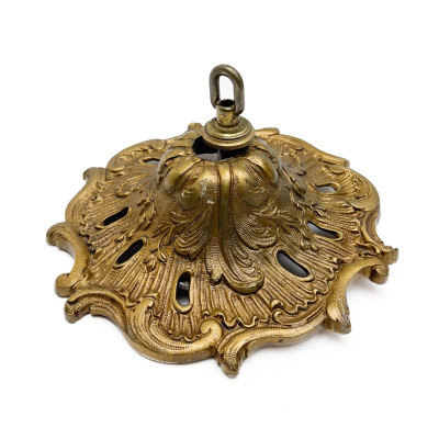 A French Empire Style Bronze and Crystal Chandelier