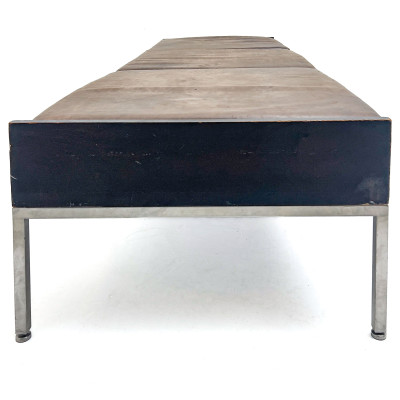Mid-Century Modern Gallery Bench