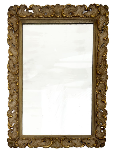 Image for Lot Large-Scale Baroque Style Giltwood Mirror