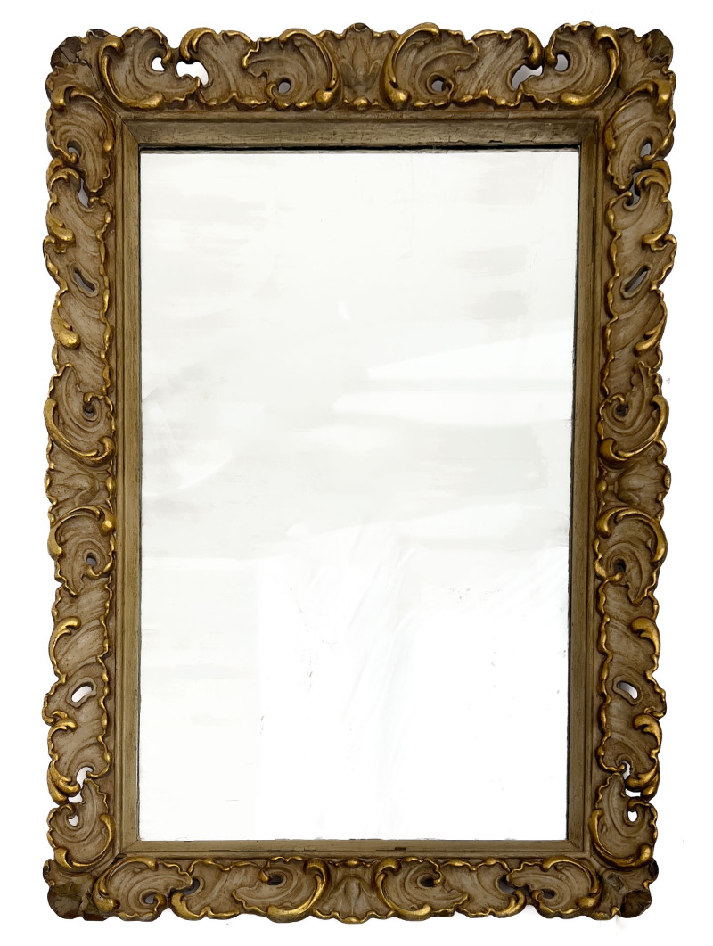 Large-Scale Baroque Style Giltwood Mirror
