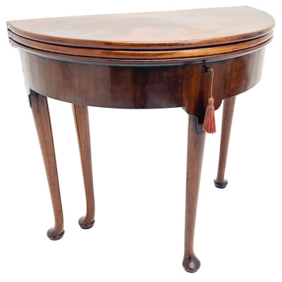 Image for Lot George II Style Mahogany Card and Game Table