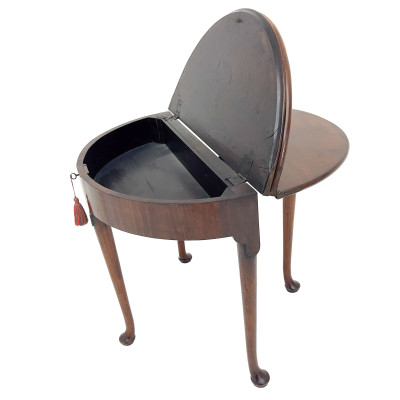 George II Style Mahogany Card and Game Table