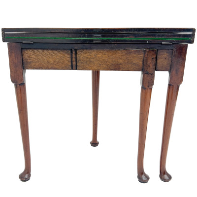 George II Style Mahogany Card and Game Table