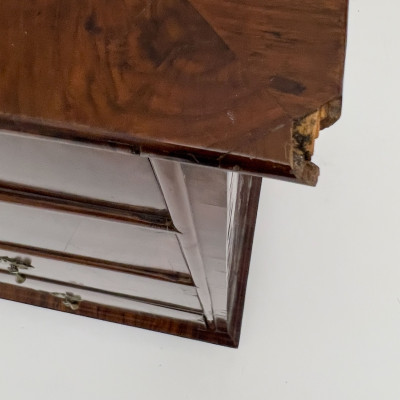 William and Mary Style Burl Walnut Chest of Drawers
