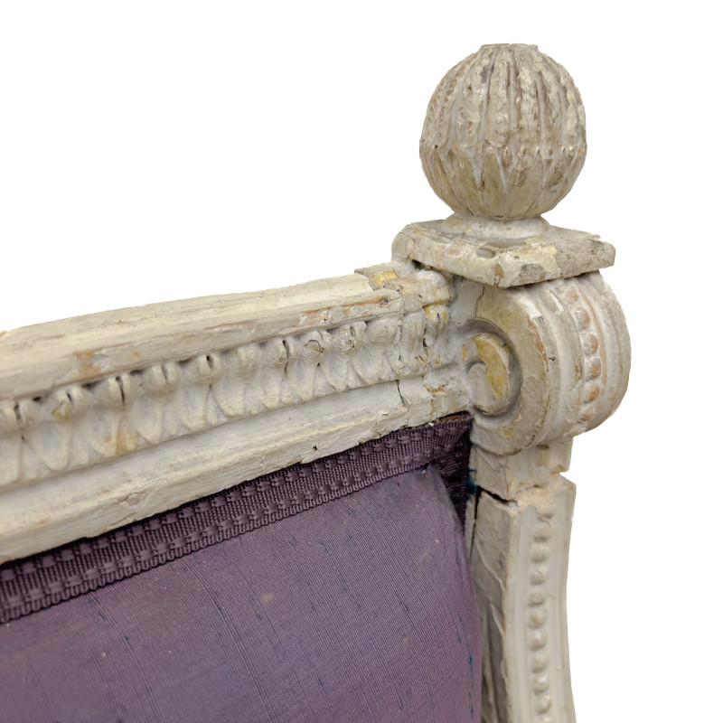Louis XVI Style Painted Canapé, Ex Estate of Andy Warhol
