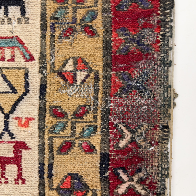A Northwest Persian Wool Flat-Weave Runner