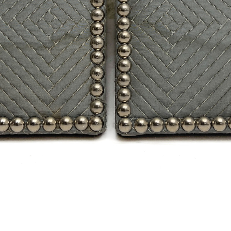 A Pair of Modern Six-Panel Upholstered Folding Screens