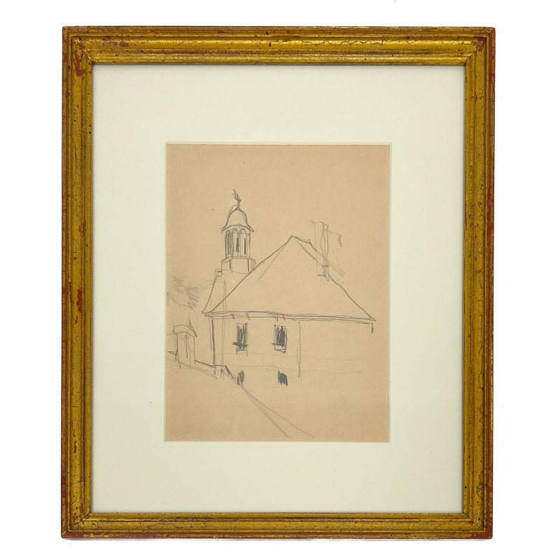 Charles Demuth - Untitled (Building with Cupola)