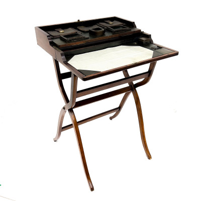 Image for Lot Campaign Writing Desk, English or American